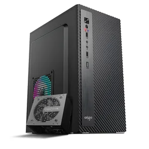 Gabinete Office Aigo Q2507, Mini-Tower, Preto + Fonte Aigo Darkflash 550W