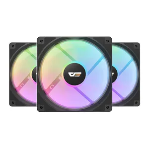 Kit Ventoinhas Aigo Darkflash CL12, Rainbow, 3x120mm, Preto, AF-CL12-3IN1-B-HQ1