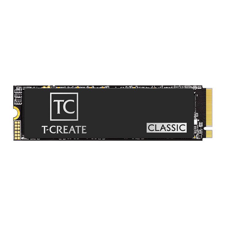 SSD Team Group T-Create Classic C47, 4TB, M.2 2280, PCIe NVMe, Leitura 7400MB/s, Gravacao 6600MB/s, TM8FFC004T0C129