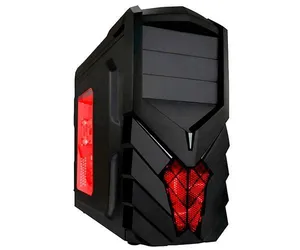 Gabinete Pixxo Gamer ATX USB 2.0 Preto C/ Led Vermelho, HTSY129 Pr