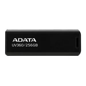 Pen Drive Adata UV360, 256GB, USB 3.2, Preto, AUV360-256-RBK