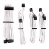 Kit Cabo Extensor Sleeved Corsair Premium, Tipo 4, Branco, CP-8920217