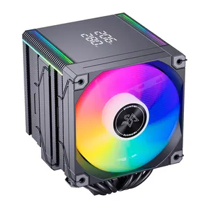 Cooler Para Processador Snowman MT660 V4, ARGB, 2x120mm, Preto, MT660-V4D-BK-ARGB