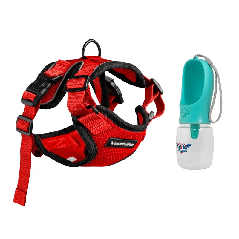 Kit Passeio KittyComfort1 PP Vermelho, HydrateHikes1 350ml