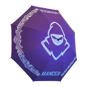 Guarda Chuva Mancer Flowers, Grande, Roxo, MCR-GCGD-FLWPRP