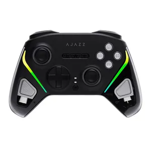 PRE VENDA - Controle Gamer Ajazz GP100, Para PC/Switch/Android/IOS, Wireless, Preto, GP100-BK