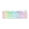 Teclado Mecanico Gamer Redragon Horus, RGB, ABNT2, Switch Marrom, USB, Branco, K619W-RGB-PT-BROWN