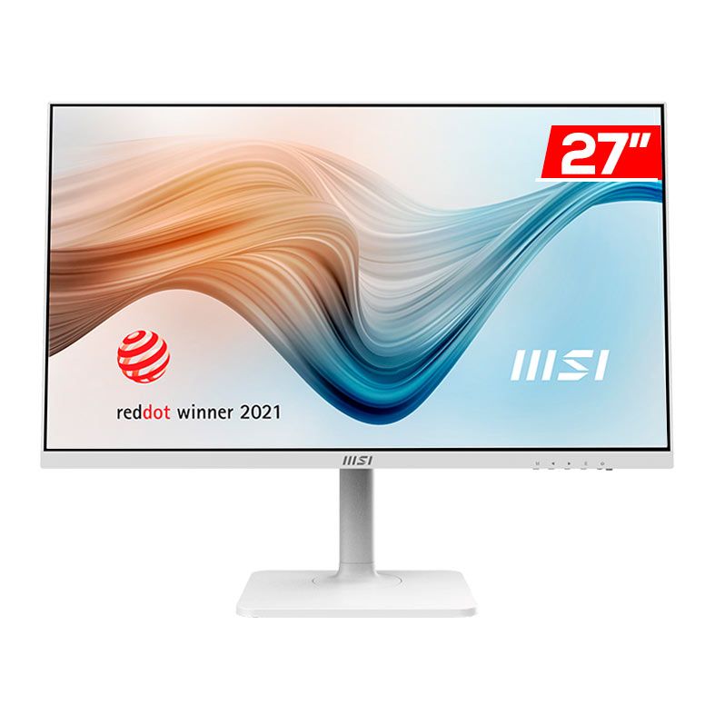 Monitor MSI Modern MD272XPW, 27 Pol, IPS, FHD, 1ms, 100Hz, HDMI/DP, Branco, MD-272XPW