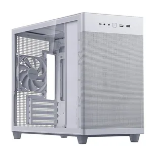 Gabinete Gamer Asus Prime Case AP201, Mid-Tower, Lateral De Vidro, Com 1 Fan, Branco, 90DC00G3-B30010