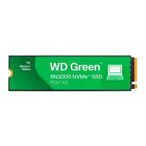 SSD WD Green SN3000, 1TB, M.2 2280, PCIe NVMe, Leitura 5000MB/s, Gravacao 4200MB/s, WDS100T4G0E