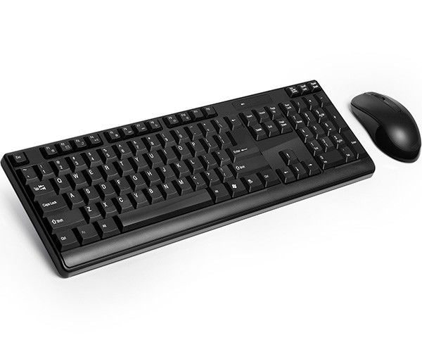 Kit Teclado E Mouse Multi Sem Fio 2.4 Ghz Multimidia USB Preto, TC162