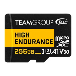 Cartao de Memoria Team group Endurance, 256GB, Micro SDXC, UHS-I, V30, THUSDX256GIV3002