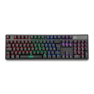 Teclado Mecanico Dazz Cybertronic, Rainbow, Switch Azul, Preto, ED01SC625280