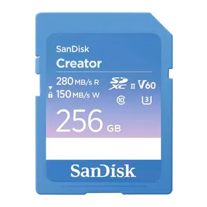 Cartao de Memoria Sandisk Creator, 256GB, UHS-II, SDXC, SDSDXEP-256G-GNCIS