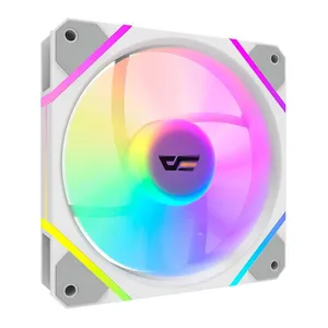 Ventoinha Aigo Darkflash DM12 F, ARGB, 120mm, Branco, DM12F-WH