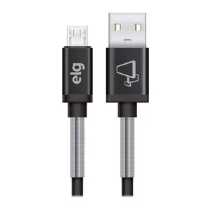 Cabo Micro USB ELG, 1m, Preto, SP510BK