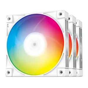 Ventoinha Deepcool FC120 White, 3x 120mm, A-RGB, R-FC120-WHAMN3-G-1