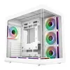 Gabinete Gamer Cooler Master Elite 600, ARGB, Mid-Tower, Lateral de Vidro, Com 7 Fans, Branco, E600-WGNN-S02