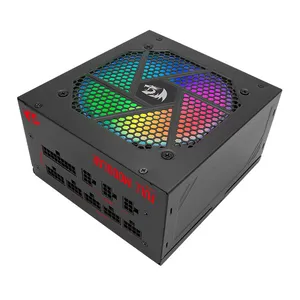 Fonte Redragon Power Supply RGB, 750W, Full-Modular, 80 Plus Gold, Preto, GC-PS006-1