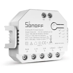 Switch Smart Nova Digital Sonoff Dual R3, Wi-Fi, Branco, DUALR3