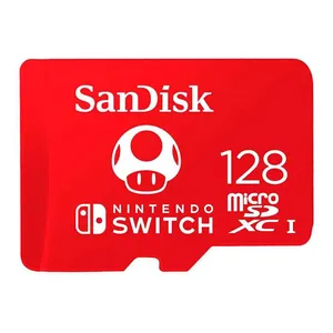 Cartao de Memoria Sandisk, 128GB, MicroSDXC Para Nintendo Switch, SDSQXAO-128G-GNCZN