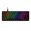 Teclado Mecanico Gamer HyperX Alloy Origins, RGB, Switch Vermelho, Preto, 4P5N4AAABA
