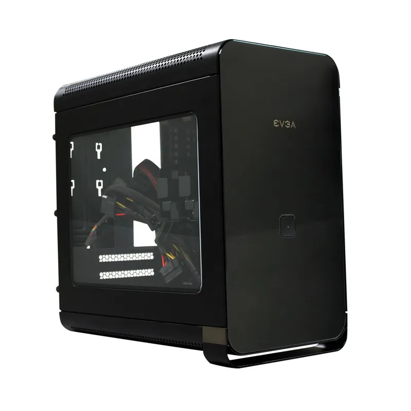 Gabinete EVGA Hadron Air Mini Itx com fonte 500W 80 Plus Gold Integrada 110-MA-1001-K1 - BOX