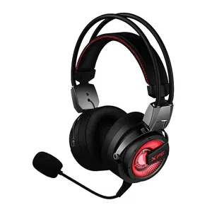 Headset Gamer XPG Precog, Led Vermelho, 7.1 Surround, Preto, XPG-PRECOG