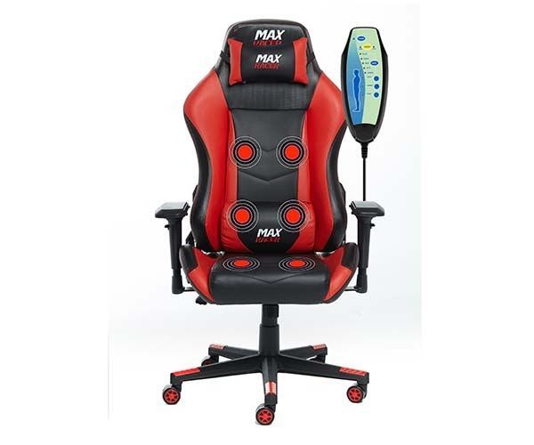 Cadeira Gamer MaxRacer Regen Preta/Vermelho