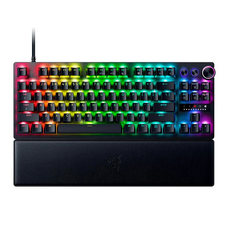 Teclado Optico Razer Huntsman V3 Pro TKL, RGB, Preto, RZ03-04980200-R3U1