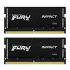 Memoria Para Notebook Kingston Fury Impact, 64GB (2x32GB), DDR5, 5600MHz, C40, KF556S40IBK2-64