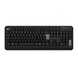 Teclado PCYes Comfort, ABNT2, Wireless, Preto, CMFBKW