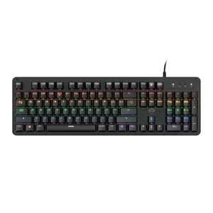 Teclado Mecanico Trust GXT 863 Mazz, Rainbow, US, Switch Outemu Vermelho, Preto, T24200