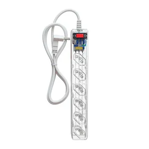 Filtro de Linha DPS Clamper iClamper Energia 6 Tomadas LCF, 1.5m, Transparente, 29803