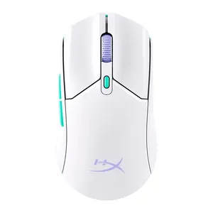 Mouse Gamer HyperX Pulsefire Haste 2, 12000DPI, 5 Botoes, Wireless/Bluetooth, Branco, 8R2E7AA