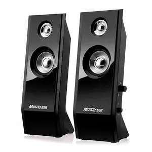 Caixa de Som Multi Shadow 8W Rms USB/P2 Preta, SP091