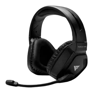 Headset Gamer Force One Titan V2, RGB, Drivers 50mm, Tri-Mode, Preto, FR.AU.TT.02