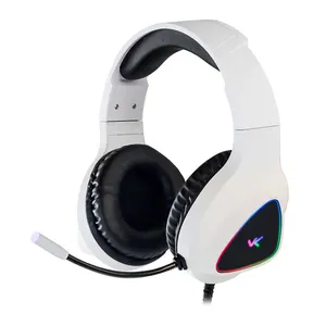 Headset Gamer Vinik Chroma, RGB, Drivers 50mm, Branco, GH802