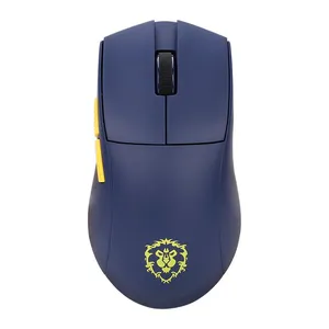 Mouse Redragon King Pro Aliança World of Warcraft, 26000DPI, 5 Botoes, Azul, YGK01-BL