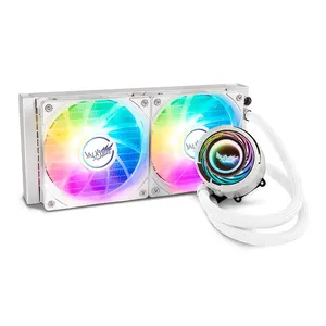 Water Cooler Valkyrie Jarn C280, RGB, 280mm, Branco, C280-RGB-WH