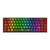 Teclado Mecanico Redragon Castor Pro, RGB, Switch Crystal, Wireless, Preto, K631CTB-RGB-PRO