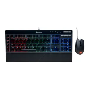 Kit Teclado Mouse Corsair K55 + Harpoon RGB, CH-9206115-BR