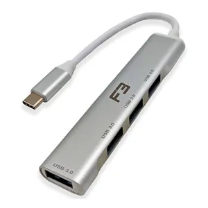 HUB F3 4 Portas USB 3.0, Branco, JC-TYC-4USB