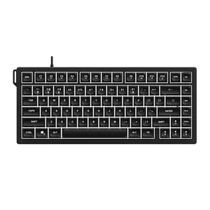 PRE VENDA - Teclado Gamer Ajazz AF82, LED Branco, Preto, AF82-BLACK