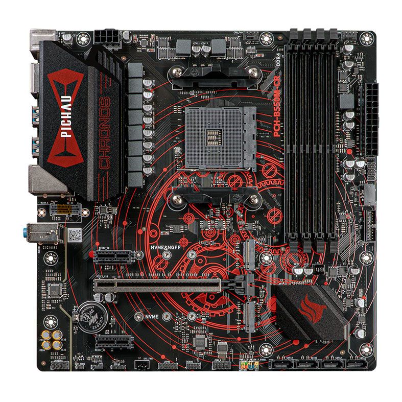 Placa Mae Pichau Chronos B550M-CR DDR4