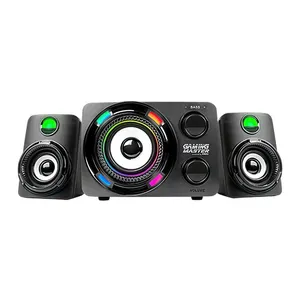 Caixa de Som K-Mex Gaming Master SS-9800, RGB, 9.9W RMS, USB, Preta, SS9800U0001CB1X