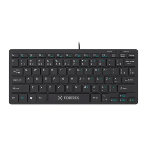 Teclado Membrana Fortrek K13, ABNT2, USB, Preto, 84954