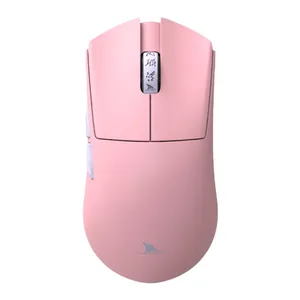Mouse Gamer Darmoshark Varun M3s Pro, Wireless, 26000DPI, 5 Botoes, Rosa, 2-MG-M3SP-PK-WW