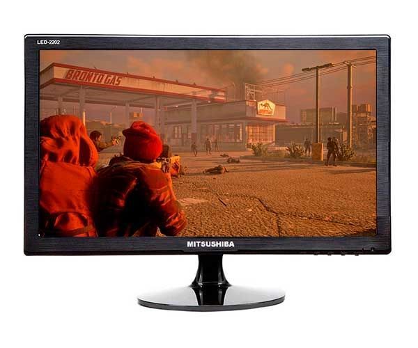 Monitor MITSUSHIBA 21.5 Pol. LED Preto, LED-2202