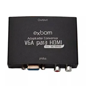 Conversor Exbom VGA Para HDMI Com Audio, 01577